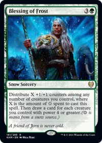 【ENG】★Foil★霜の祝福/Blessing of Frost[MTG_KHM_161Ｒ]