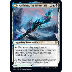 画像2: 【ENG】冬の神、ヨーン/Jorn, God of Winter/霧氷杖、カルドリング/Kaldring, the Rimestaff[MTG_KHM_179Ｒ]