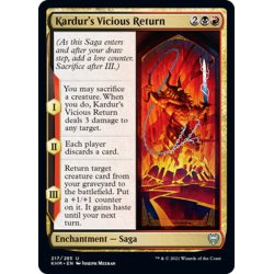 画像1: 【ENG】カルダールの悪しき復活/Kardur's Vicious Return[MTG_KHM_217Ｕ]