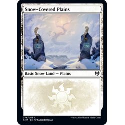 画像1: 【ENG】冠雪の平地/Snow-Covered Plains[MTG_KHM_276Ｌ]