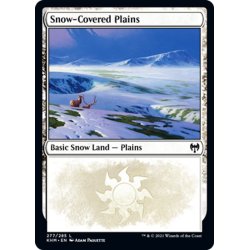 画像1: 【ENG】冠雪の平地/Snow-Covered Plains[MTG_KHM_277Ｌ]