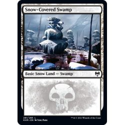 画像1: 【ENG】冠雪の沼/Snow-Covered Swamp[MTG_KHM_281Ｌ]