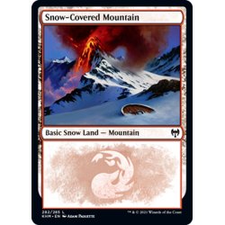 画像1: 【ENG】冠雪の山/Snow-Covered Mountain[MTG_KHM_282Ｌ]