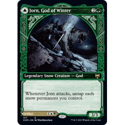 画像1: 【ENG】冬の神、ヨーン/Jorn, God of Winter/霧氷杖、カルドリング/Kaldring, the Rimestaff[MTG_KHM_317Ｒ]