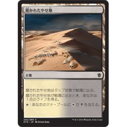 画像1: 【JPN】磨かれたやせ地/Scoured Barrens[MTG_KTK_242C]