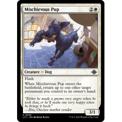 画像1: 【ENG】悪戯好きの子犬/Mischievous Pup[MTG_LCI_025U]