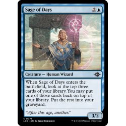 画像1: 【ENG】日々の賢者/Sage of Days[MTG_LCI_073C]