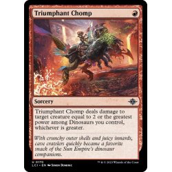 画像1: 【ENG】勝利の噛み砕き/Triumphant Chomp[MTG_LCI_170U]