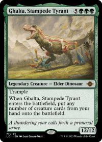 【ENG】暴走暴君、ガルタ/Ghalta, Stampede Tyrant[MTG_LCI_185M]