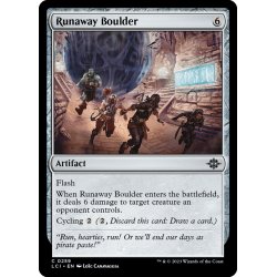 画像1: 【ENG】遁走する岩石/Runaway Boulder[MTG_LCI_259C]