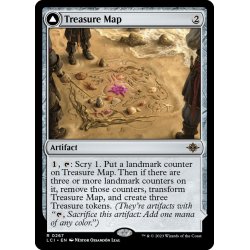 画像1: 【ENG】宝物の地図/Treasure Map/宝物の入り江/Treasure Cove[MTG_LCI_267R]