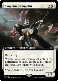 【ENG】血滾りの福音者/Sanguine Evangelist[MTG_LCI_0356R]