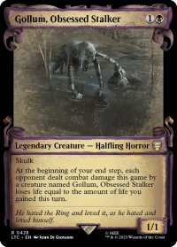 【ENG】★Foil★心奪われし追跡者、ゴラム/Gollum, Obsessed Stalker[MTG_LTC_0428R]