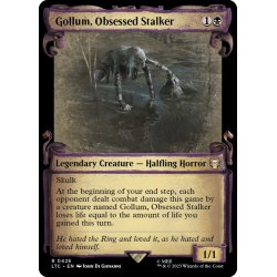 画像1: 【ENG】★Foil★心奪われし追跡者、ゴラム/Gollum, Obsessed Stalker[MTG_LTC_0428R]