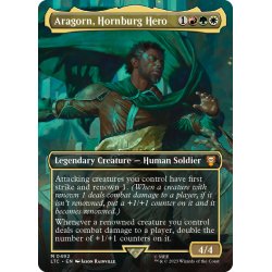 画像1: 【ENG】★Foil★Aragorn, Hornburg Hero[MTG_LTC_0492M]