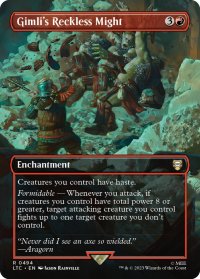 【ENG】★Foil★Gimli's Reckless Might[MTG_LTC_0494R]