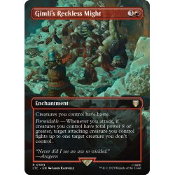 画像1: 【ENG】★Foil★Gimli's Reckless Might[MTG_LTC_0494R]