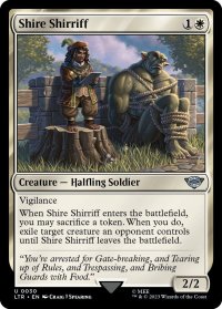 【ENG】ホビット庄の庄察/Shire Shirriff[MTG_LTR_0030U]