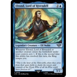 画像1: 【ENG】裂け谷の王、エルロンド/Elrond, Lord of Rivendell[MTG_LTR_0049U]