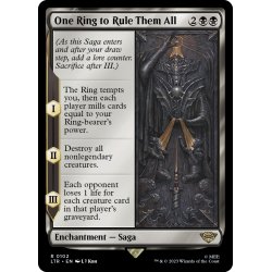 画像1: 【ENG】一つの指輪は、すべてを統べ/One Ring to Rule Them All[MTG_LTR_0102R]