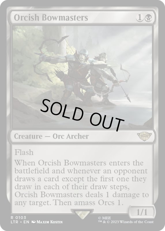 画像1: 【ENG】オークの弓使い/Orcish Bowmasters[MTG_LTR_0103R] (1)