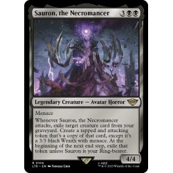 画像1: 【ENG】死人占い師、サウロン/Sauron, the Necromancer[MTG_LTR_0106R]