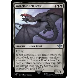 画像1: 【ENG】貪欲なる忌まわしき獣/Voracious Fell Beast[MTG_LTR_0113U]