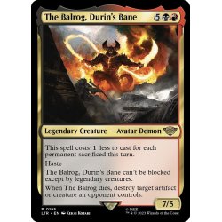 画像1: 【ENG】ドゥリンの禍、バルログ/The Balrog, Durin's Bane[MTG_LTR_0195R]