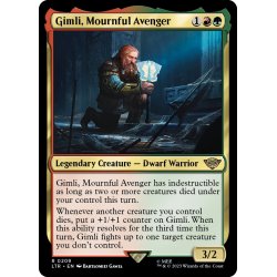 画像1: 【ENG】死を悼む復讐者、ギムリ/Gimli, Mournful Avenger[MTG_LTR_0209R]