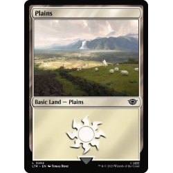 画像1: 【ENG】平地/Plains[MTG_LTR_0262L]