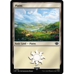 画像1: 【ENG】平地/Plains[MTG_LTR_0263L]