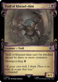 【ENG】★Foil★カザド＝ドゥームのトロール/Troll of Khazad-dum[MTG_LTR_0562C]