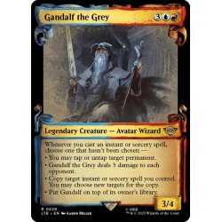 画像1: 【ENG】★Foil★灰色のガンダルフ/Gandalf the Grey[MTG_LTR_0658R]