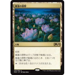 画像1: 【JPN】睡蓮の原野/Lotus Field[MTG_M20_249R]