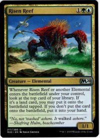 【ENG】発現する浅瀬/Risen Reef[MTG_M20_217U]