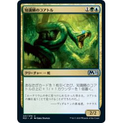 画像1: 【JPN】知識鱗のコアトル/Lorescale Coatl[MTG_M21_221U]