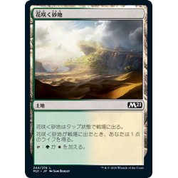 画像1: 【JPN】花咲く砂地/Blossoming Sands[MTG_M21_244C]