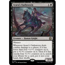 画像1: 【ENG】アヤーラの誓約者/Ayara's Oathsworn[MTG_MAT_0011R]