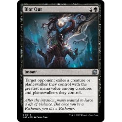 画像1: 【ENG】★Foil★覆い隠し/Blot Out[MTG_MAT_0012U]