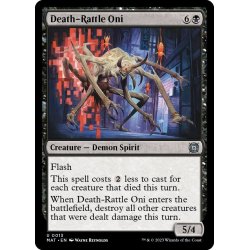 画像1: 【ENG】死鳴らし鬼/Death-Rattle Oni[MTG_MAT_0013U]