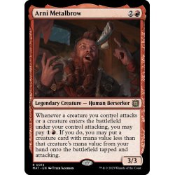 画像1: 【ENG】★Foil★鉄頭のアーニ/Arni Metalbrow[MTG_MAT_0016R]