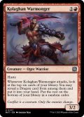 【ENG】コラガンの戦争屋/Kolaghan Warmonger[MTG_MAT_0017U]