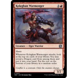 画像1: 【ENG】コラガンの戦争屋/Kolaghan Warmonger[MTG_MAT_0017U]