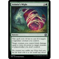 画像1: 【ENG】★Foil★精霊信者の力/Animist's Might[MTG_MAT_0020U]