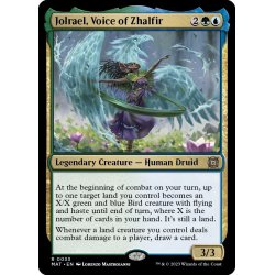 画像1: 【ENG】★Foil★ザルファーの声、ジョルレイル/Jolrael, Voice of Zhalfir[MTG_MAT_0033R]