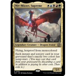 画像1: 【ENG】★Foil★至高の者、ニヴ＝ミゼット/Niv-Mizzet, Supreme[MTG_MAT_0040R]