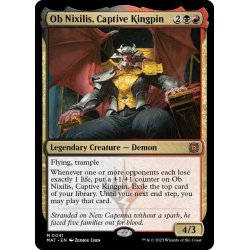 画像1: 【ENG】囚われの黒幕、オブ・ニクシリス/Ob Nixilis, Captive Kingpin[MTG_MAT_0041M]