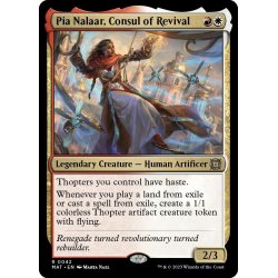 画像1: 【ENG】復興の領事、ピア・ナラー/Pia Nalaar, Consul of Revival[MTG_MAT_0042R]