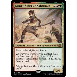 画像1: 【ENG】★Foil★ナクタムンの侍臣、サムト/Samut, Vizier of Naktamun[MTG_MAT_0045M]