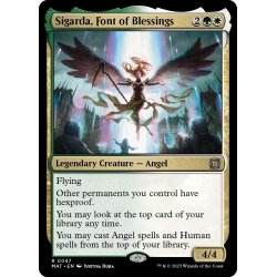 画像1: 【ENG】★Foil★祝福の泉、シガルダ/Sigarda, Font of Blessings[MTG_MAT_0047R]